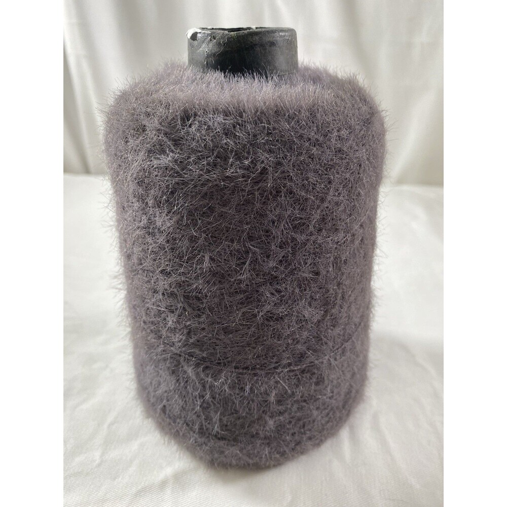 Cone Yarn Spool Yarn Faux Fur Gray 600g Net Weight #792